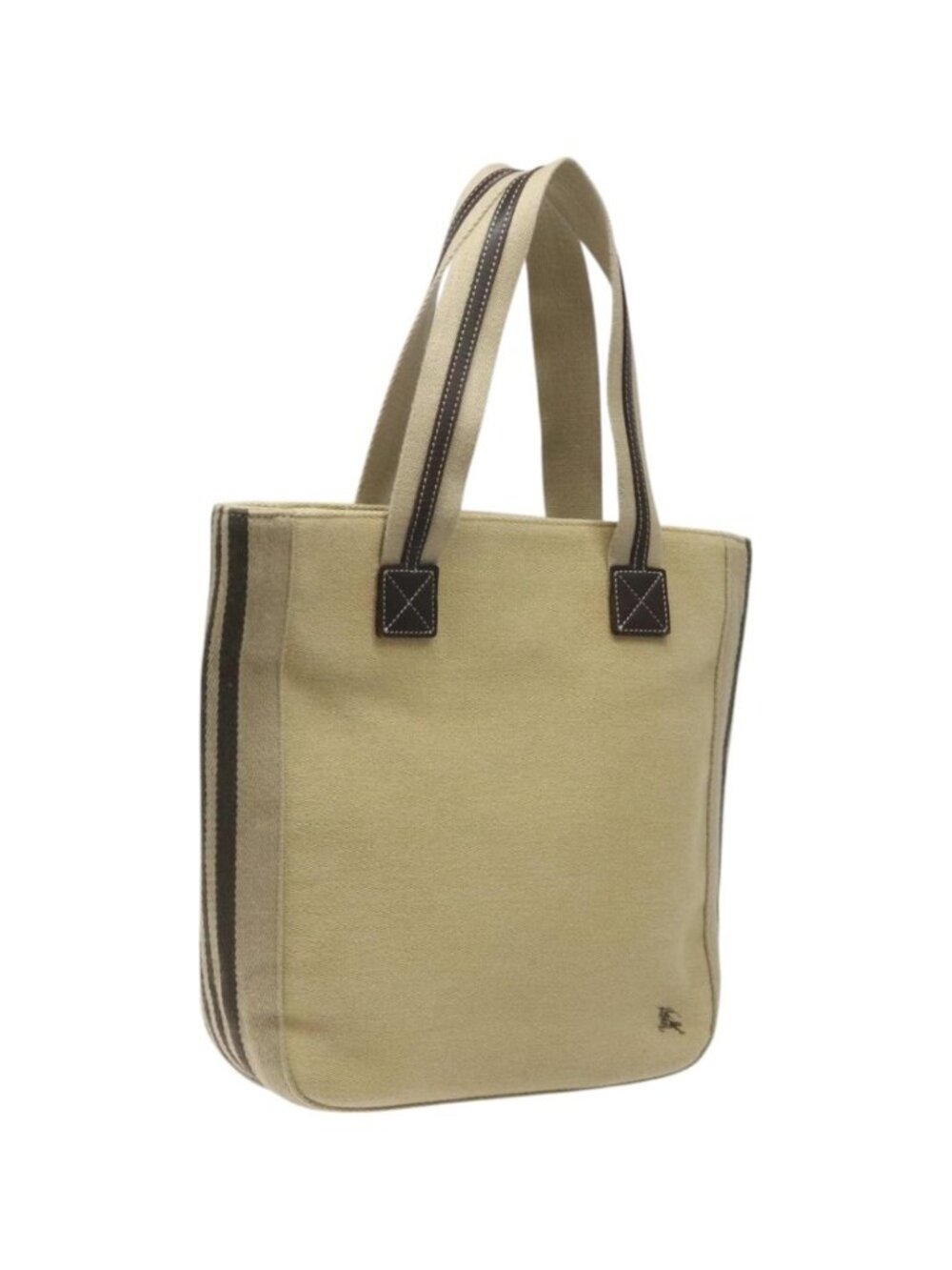 BURBERRY Tote Bag Canvas Beige
